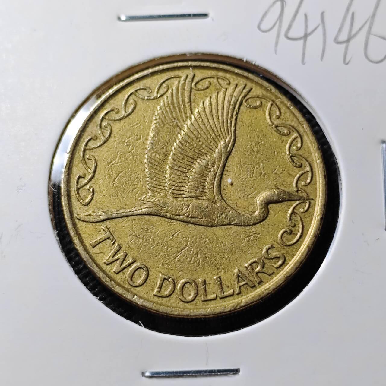 KK钱币收藏小铺  第394期  2月预留时间 周末发货  新西兰2元