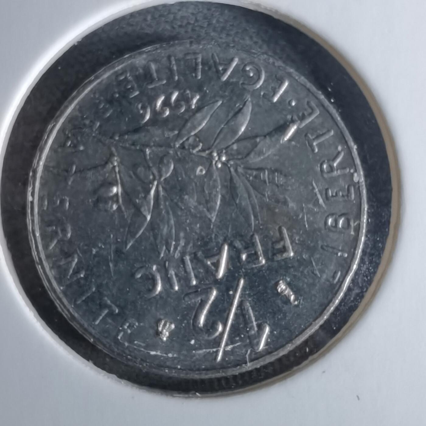 沼泽如烟--第989场 法国1996年半法郎