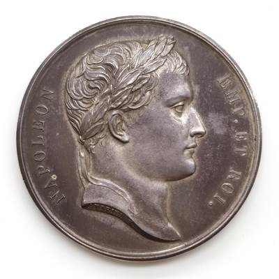 博洋堂“心向春光”2月精品大拍专场暨第160期（全场包邮） - 法国1806年拿破仑耶拿之战银章，经典银章。直径：41mm，重量：37.5克