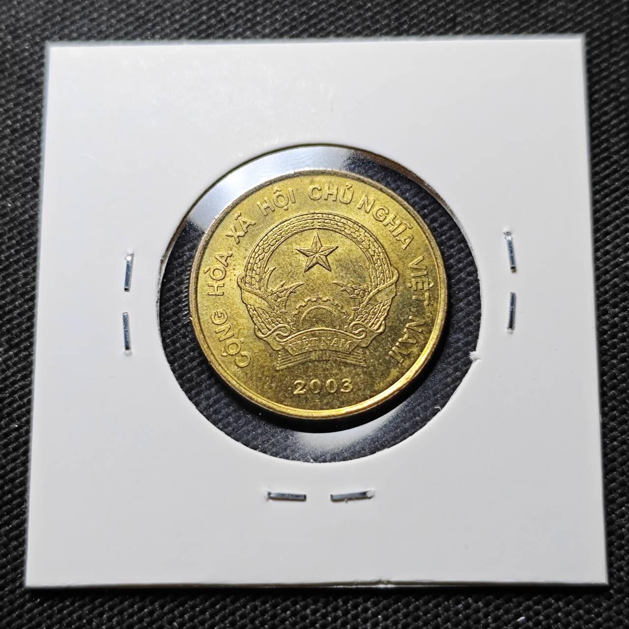 KK钱币收藏小铺  第394期  2月预留时间 周末发货 2003越南2000盾 