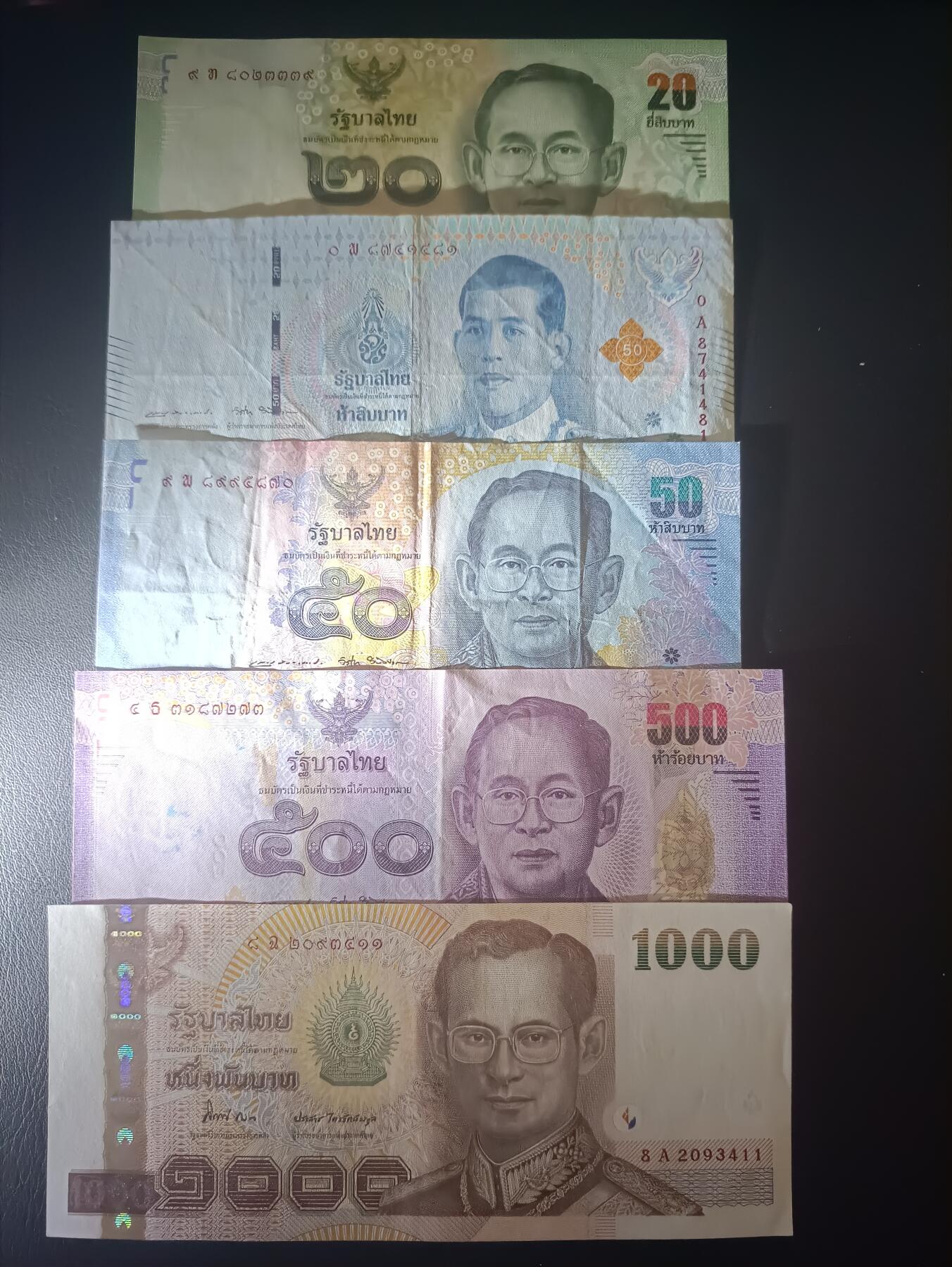 【年前末拍！】2026二月第二期，总216期 泰国纸币批量五张流通品相—UNC