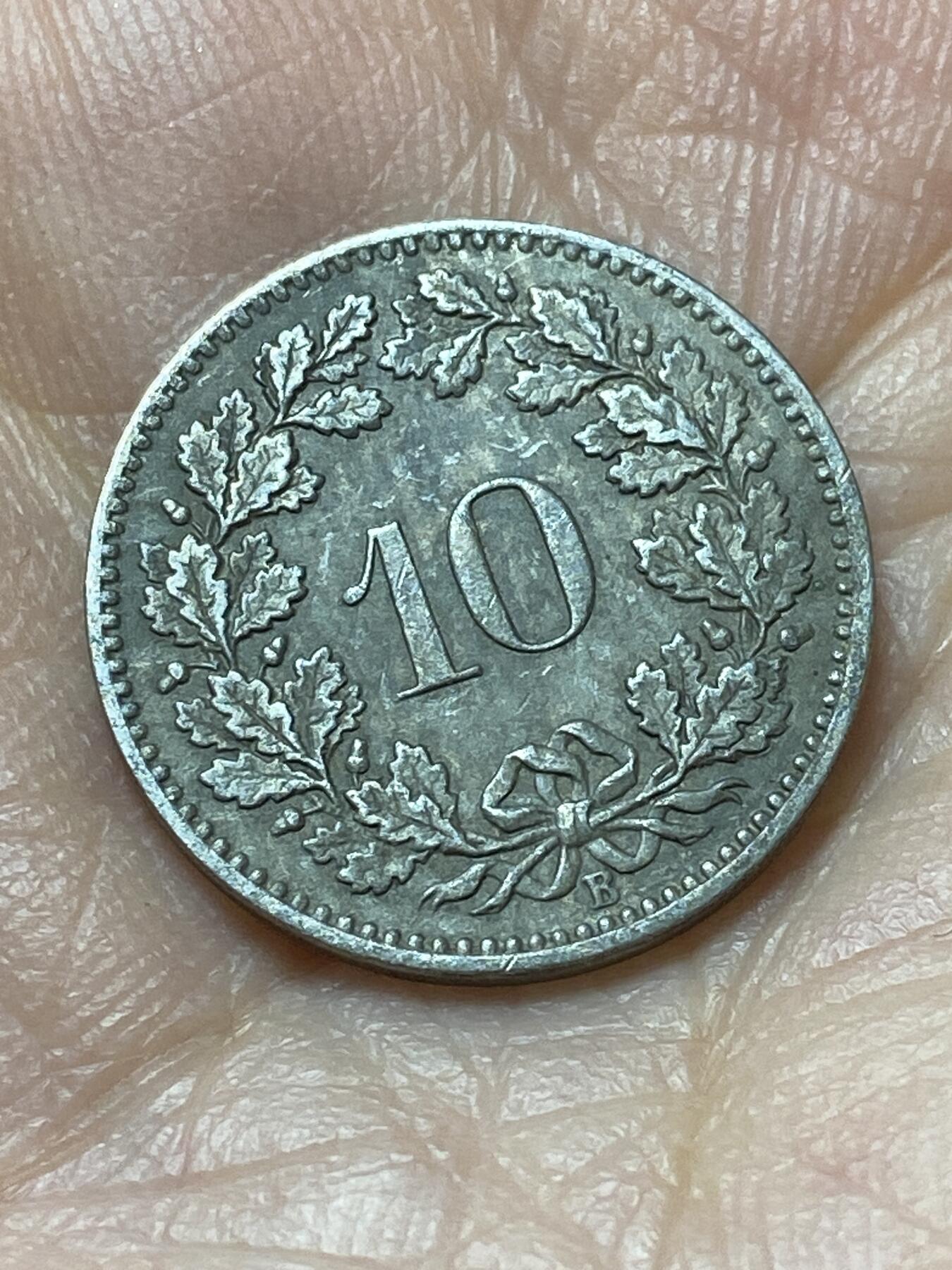 2026年第二十场(总第一百八十九场）外国好品散币场(免佣金) 稀少早期年份–瑞士🇨🇭1901年10拉彭(第二版，B标伯尔尼造)