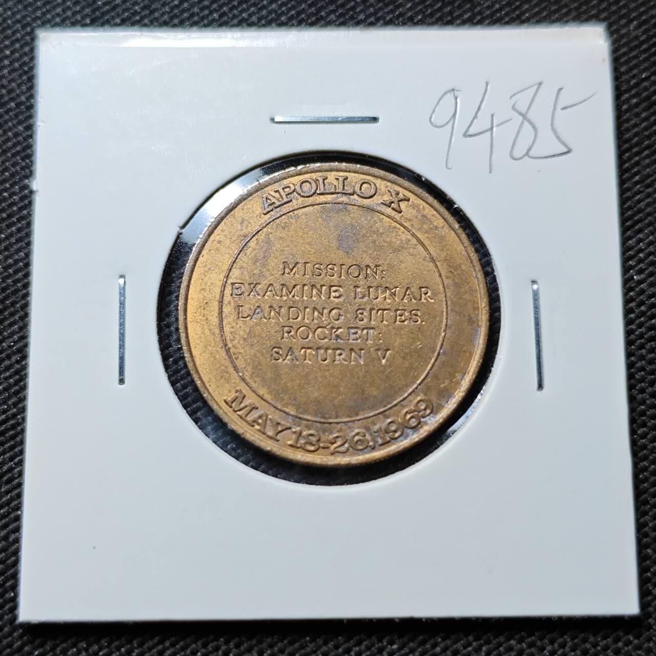 KK钱币收藏小铺  第394期  2月预留时间 周末发货  美国航天纪念章