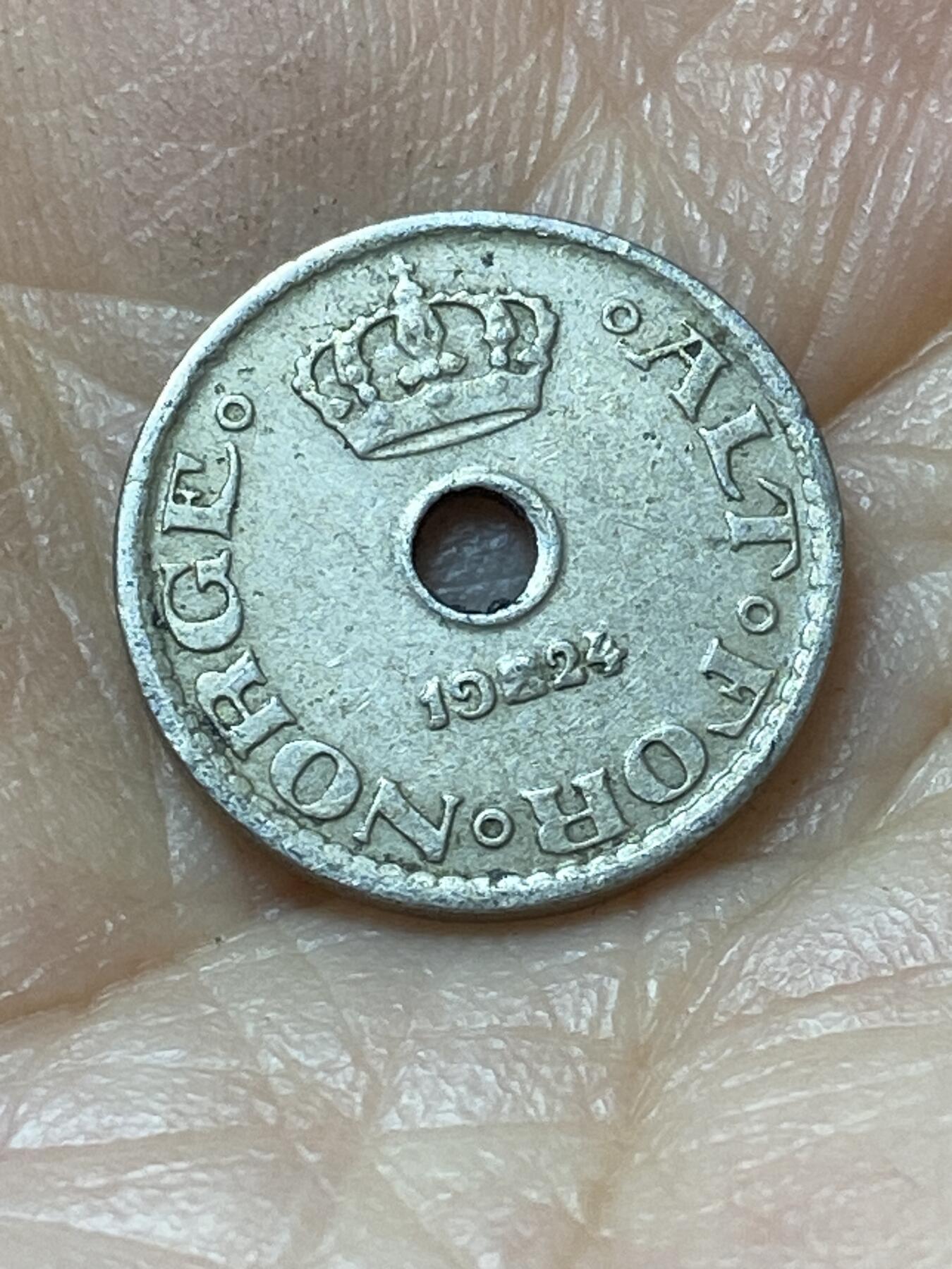 2026年第二十场(总第一百八十九场）外国好品散币场(免佣金) 挪威🇳🇴1924年10欧尔(哈康七世第三版首发年)