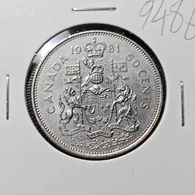 KK钱币收藏小铺  第394期  2月预留时间 周末发货 - 1981加拿大50分 