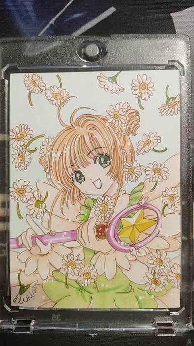 精品手绘--画师：淼淼--1/1--魔法少女樱 - 精品手绘--画师：淼淼--1/1--魔法少女樱