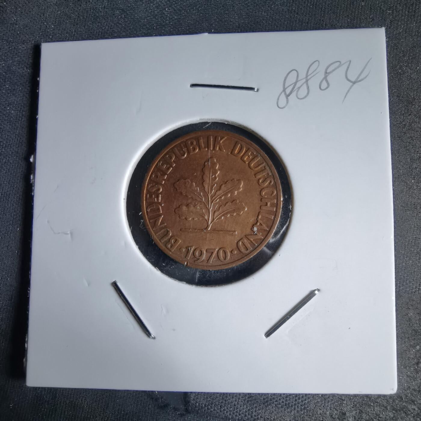 沼泽如烟--第988场 德国1970年2芬尼