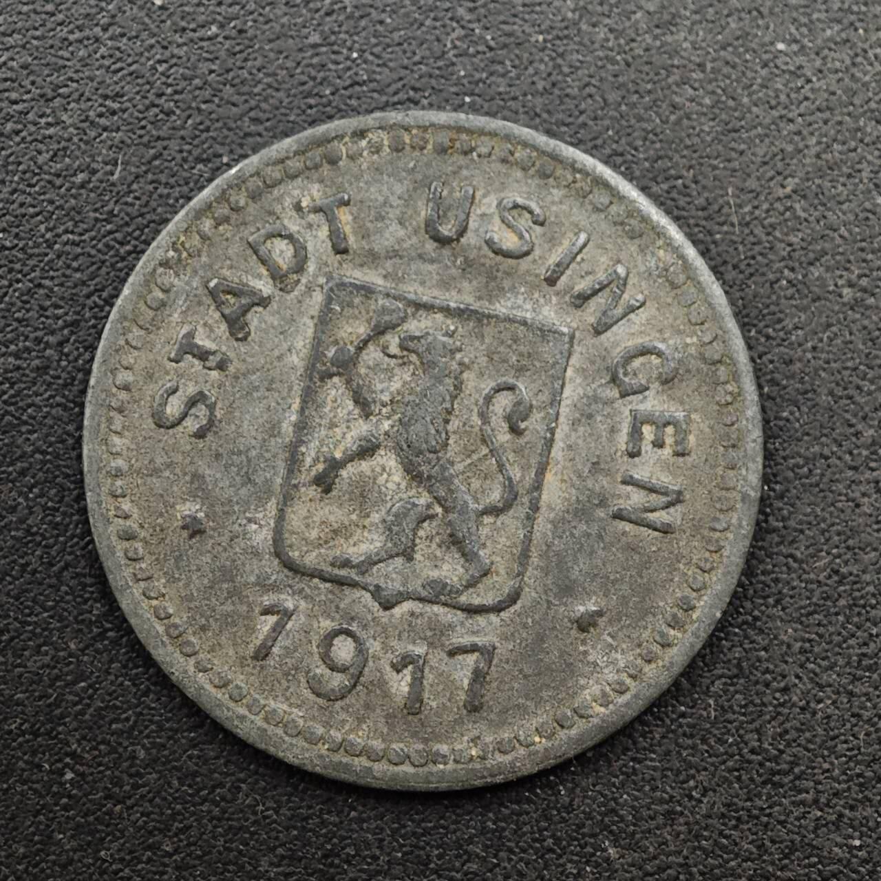  【淘币小摊】限时拍第八百六十六拍   散币场    年前最后一周之前预留8号9号全部发出请更换最新收货地址不方便收货的请勿参拍或者顺丰到付 德紧1917年10芬妮锌币