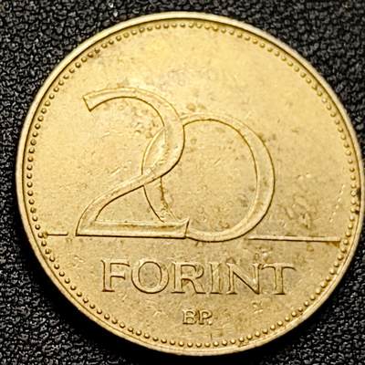 泉币菌-第181场- 精品福利场 - 无叶鸢尾花 匈牙利1994年 20福林銅镍锌币 26.3毫米 6.9克