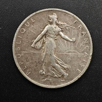  【淘币小摊】限时拍第八百六十六拍   散币场    年前最后一周之前预留8号9号全部发出请更换最新收货地址不方便收货的请勿参拍或者顺丰到付 - 法国1918年播种女神2法郎银币