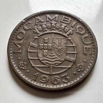 🌹外币初藏🌹🐯2026年第17场 快递将在12号停运 年前需发货的抓紧 ，年后正月十五恢复发货 - 葡属莫桑比克1963年1埃斯库多