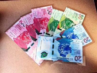 【Blue Auction】世界纸币精拍第784期——18级TOP拍卖/信誉/品质/专业/高效💫 - 【一组7张 含倒置号】香港 汇丰20-100元 全新UNC