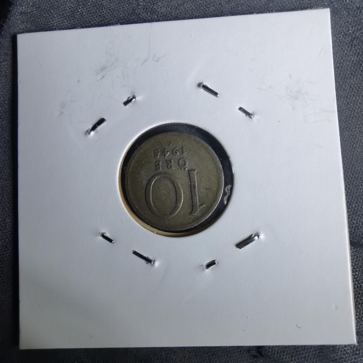 沼泽如烟--第989场 瑞典1945年10欧尔银币