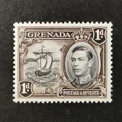 ↓君缘收藏735期☞钱币邮品↓无佣金、可寄存、满30元包邮  - 英属格林纳达邮票，1938年乔治六世国王·帆船邮票