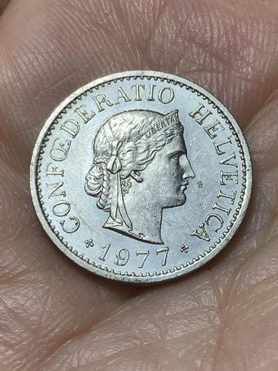 2026年第二十场(总第一百八十九场）外国好品散币场(免佣金) - 瑞士🇨🇭1977年10拉彭(第二版，无标版)