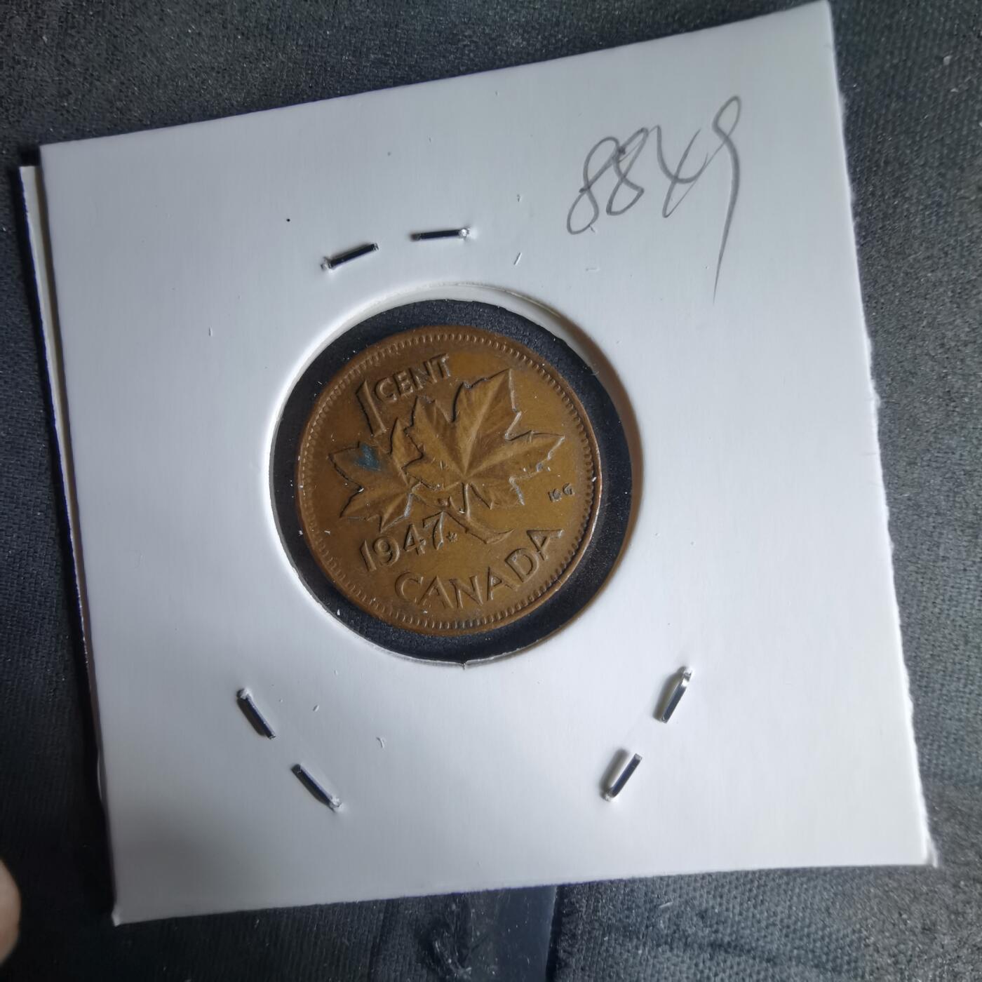 沼泽如烟--第988场 加拿大1947年一分