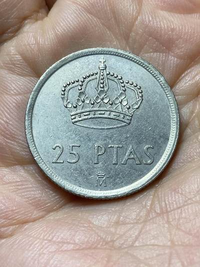 2026年第二十场(总第一百八十九场）外国好品散币场(免佣金) - 西班牙🇪🇸1983年25比塞塔(胡安·卡洛斯一世第二版)