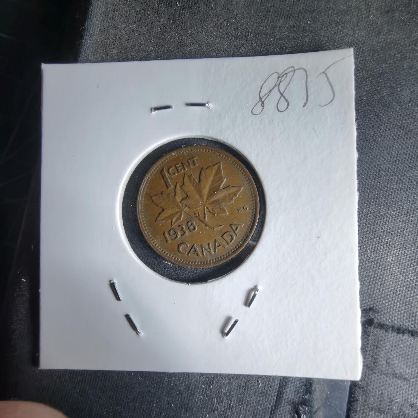 沼泽如烟--第988场 加拿大1938年一分