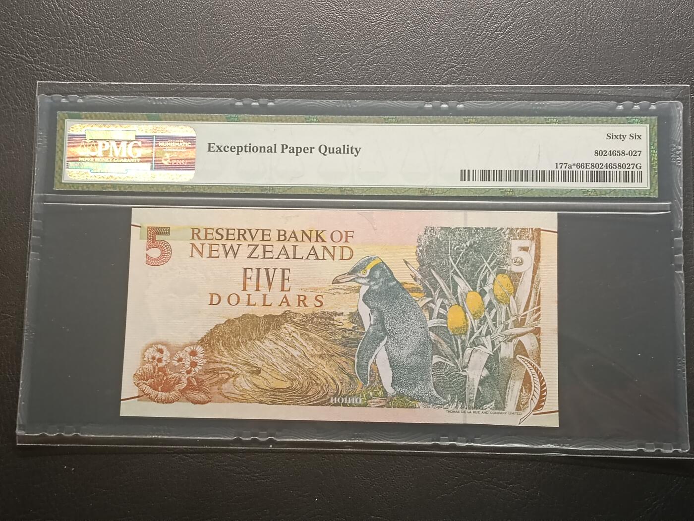 【年前末拍！】2026二月第二期，总216期 【星补号】新西兰1992年5元PMG66epq补号ZZ，登山家希拉里