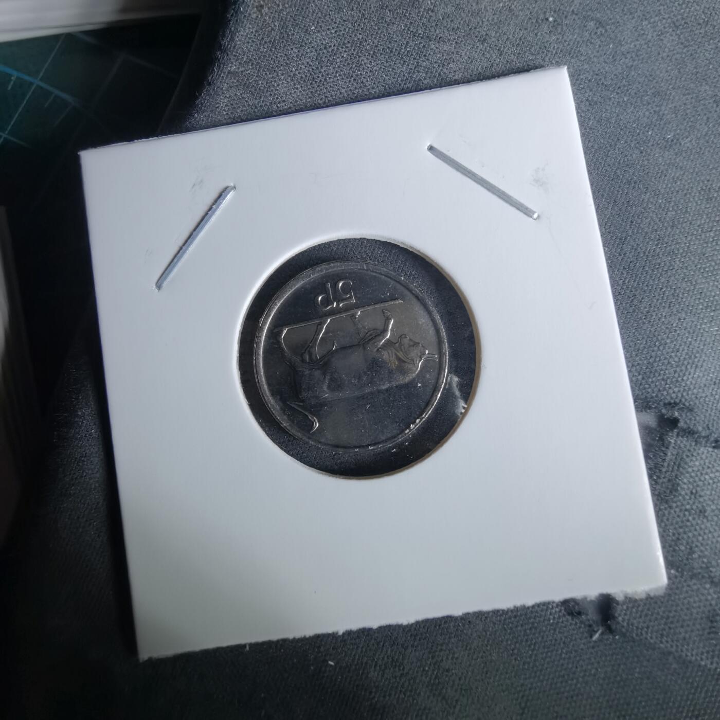 沼泽如烟--第989场 爱尔兰1996年5便士