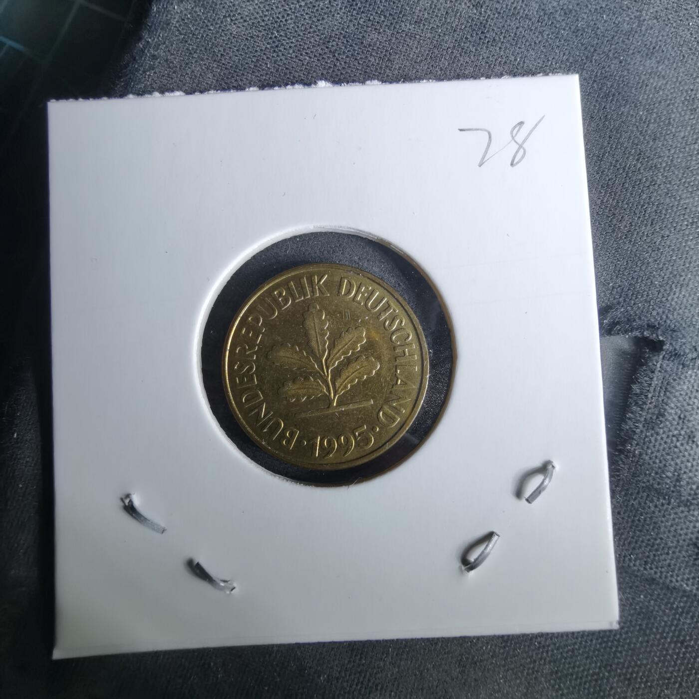 沼泽如烟--第989场 德国1995年5芬尼