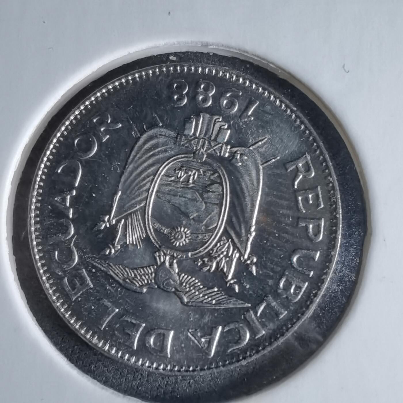 沼泽如烟--第989场 厄瓜多尔1988年1苏克雷