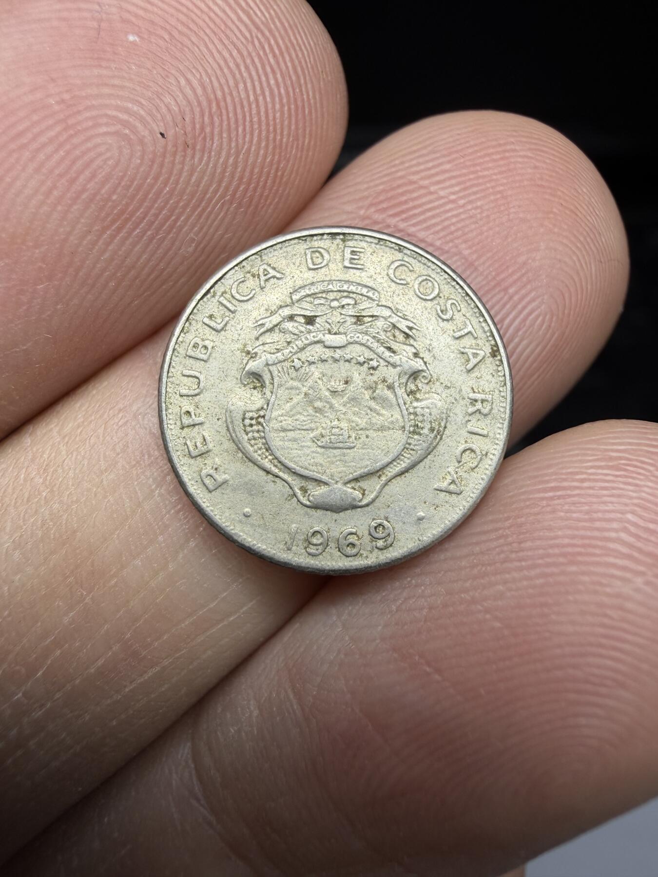 2025年集古藏今外币拍卖第二期-第5场—（总第305拍），可以寄存60天，满160元包邮。 1969年哥斯达黎加5分