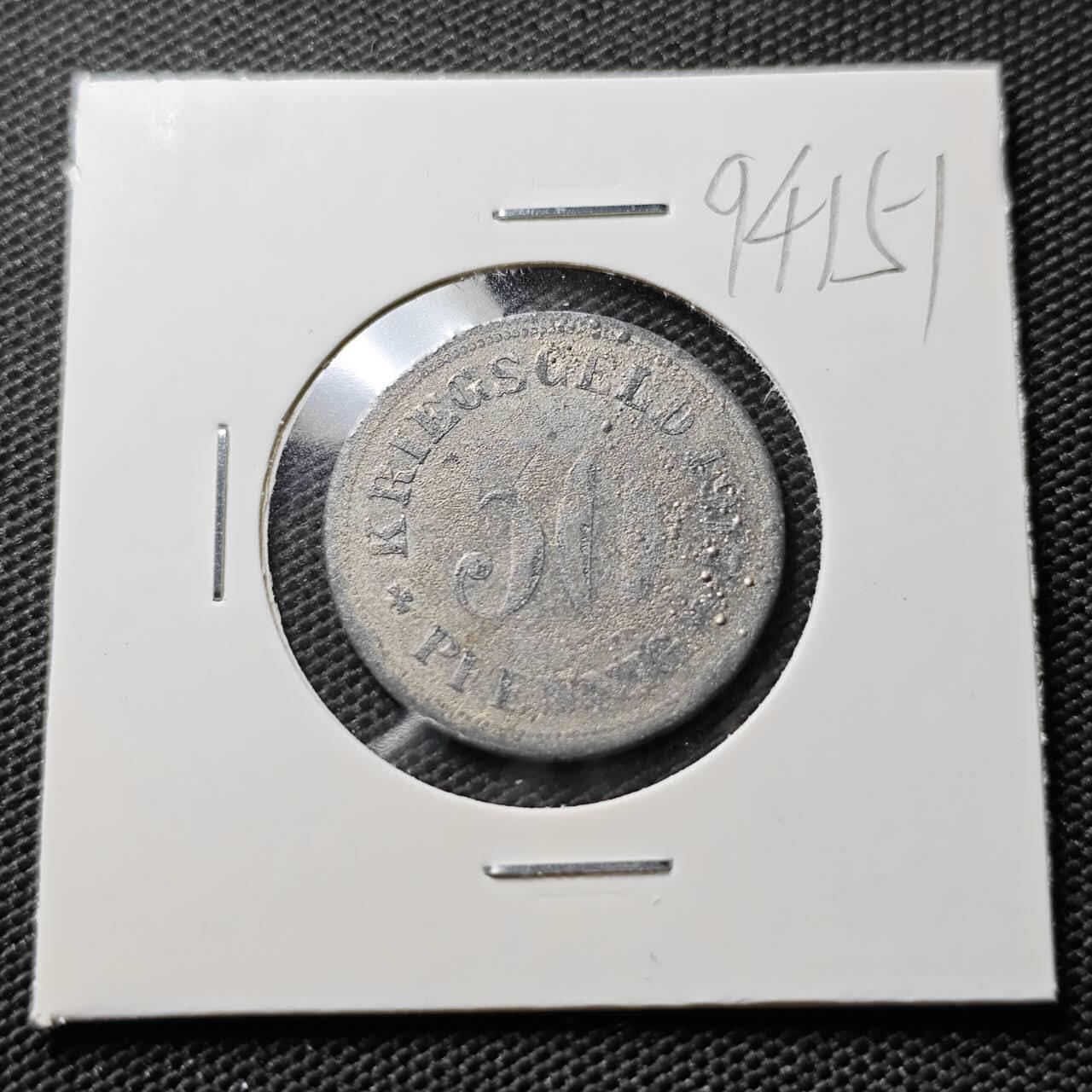 KK钱币收藏小铺  第394期  2月预留时间 周末发货  徳紧50芬尼