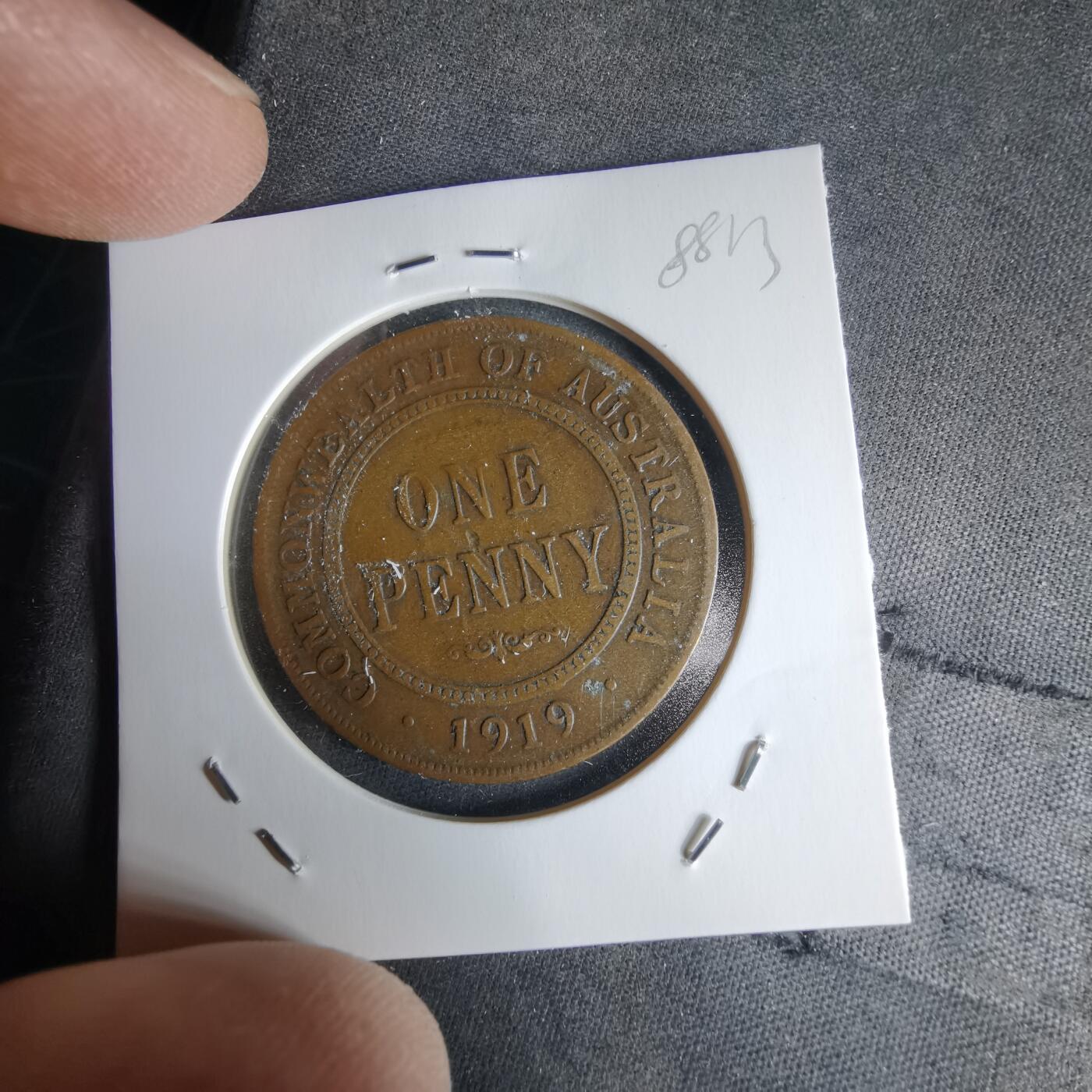 沼泽如烟--第988场 澳大利亚1919年1便士