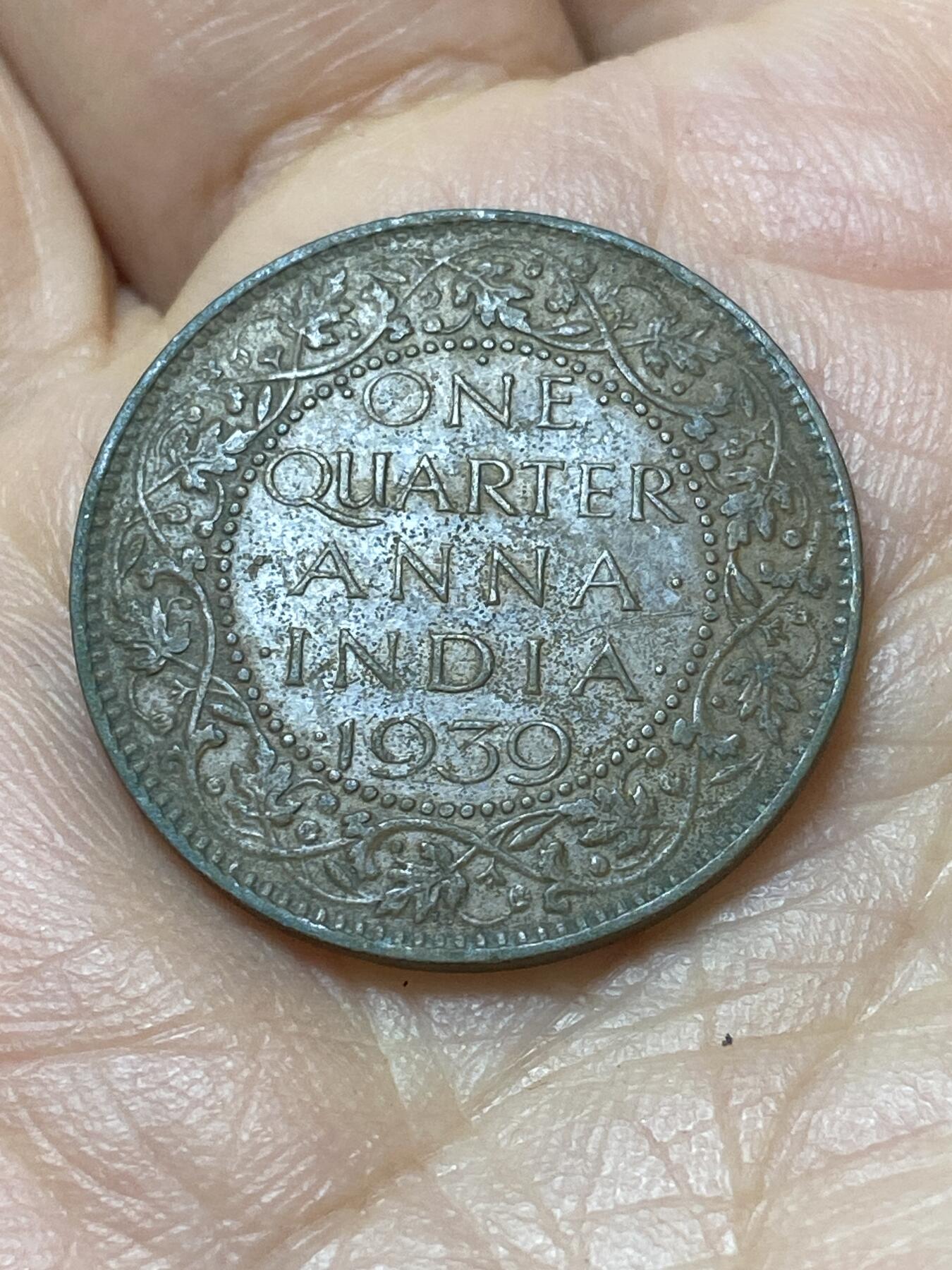 2026年第二十场(总第一百八十九场）外国好品散币场(免佣金) 英属印度1939年1/4安娜(乔治六世第一版，b版孟买造)