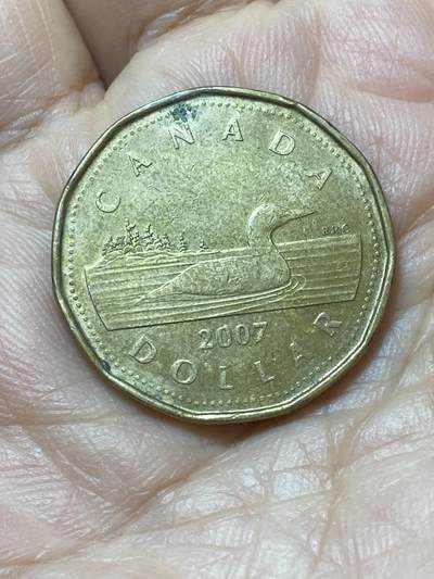 2026年第二十场(总第一百八十九场）外国好品散币场(免佣金) - 加拿大🇨🇦2007年1元(伊丽莎白二世老年，枫叶标)