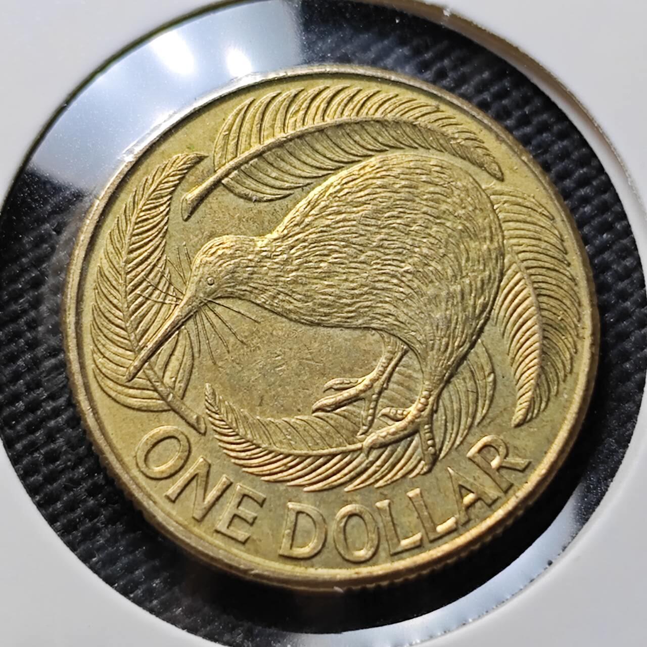 KK钱币收藏小铺  第394期  2月预留时间 周末发货  新西兰1元