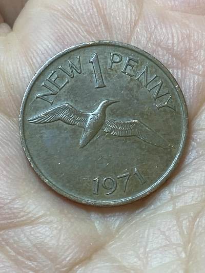 2026年第二十场(总第一百八十九场）外国好品散币场(免佣金) - 英属根西岛🇬🇬1971年1新便士(伊丽莎白二世时期，十进制第一版首发年)