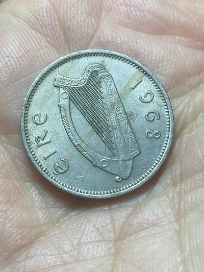 2026年第二十场(总第一百八十九场）外国好品散币场(免佣金) - 爱尔兰🇮🇪1968年6便士(共和国时期第一套第二版)