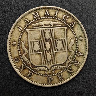  【淘币小摊】限时拍第八百六十六拍   散币场    年前最后一周之前预留8号9号全部发出请更换最新收货地址不方便收货的请勿参拍或者顺丰到付 - 牙买加1907年爱德华七世1便士镍币