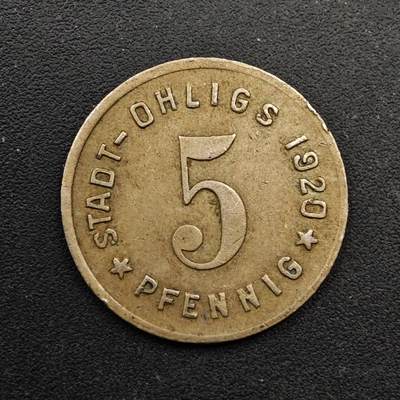  【淘币小摊】限时拍第八百六十六拍   散币场    年前最后一周之前预留8号9号全部发出请更换最新收货地址不方便收货的请勿参拍或者顺丰到付 - 德紧1920年5芬妮镍币