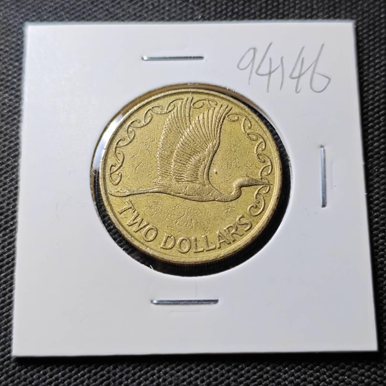 KK钱币收藏小铺  第394期  2月预留时间 周末发货  新西兰2元