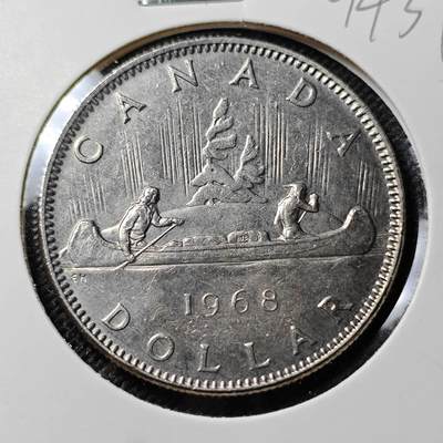 KK钱币收藏小铺  第394期  2月预留时间 周末发货 -  1968加拿大1元