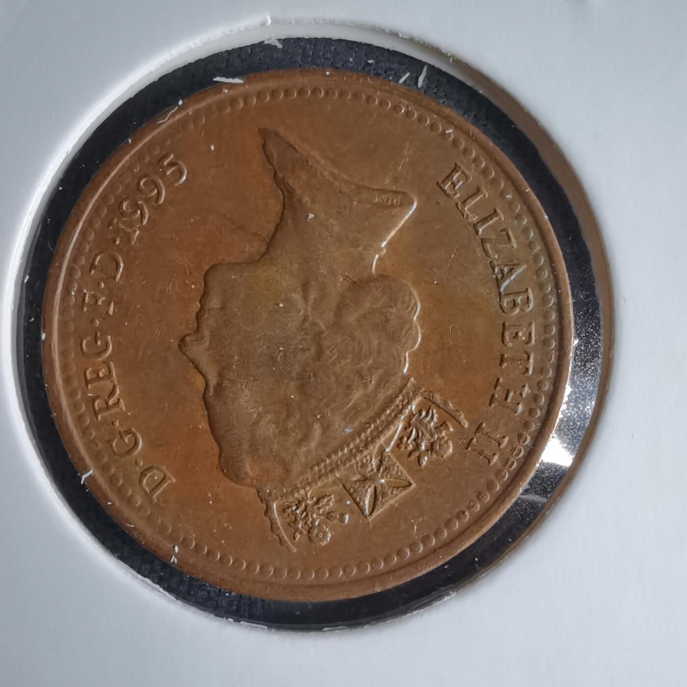 沼泽如烟--第988场 英国1995年1便士