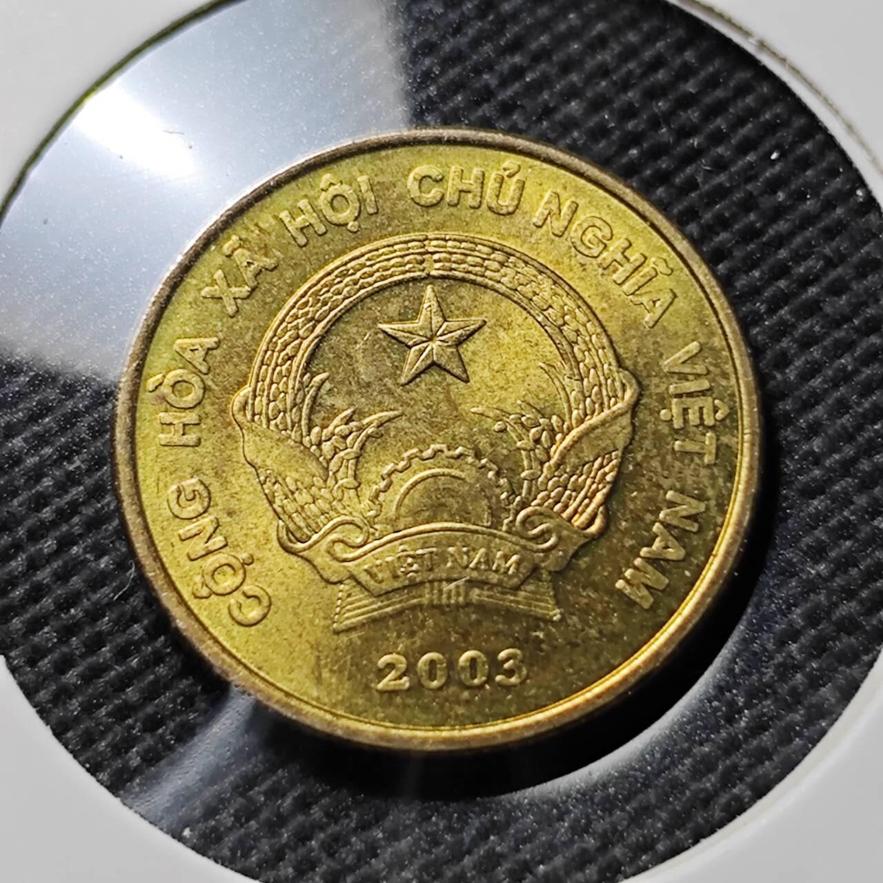 KK钱币收藏小铺  第394期  2月预留时间 周末发货 2003越南1000盾 好品