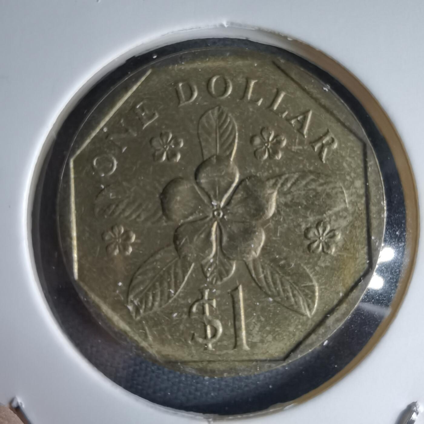 沼泽如烟--第988场 新加坡一元半盲币