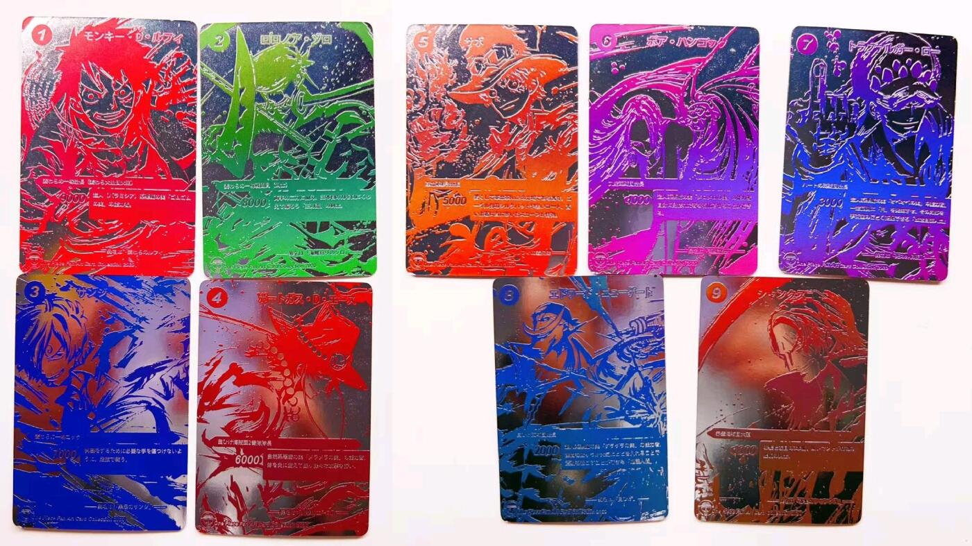 卡有江湖粉丝专场第八期（持续收拍，送拍联系我哦）  藏无缺璇哥 海贼王 路飞的牵绊 水墨风 亮银彩虹 9张 自制卡