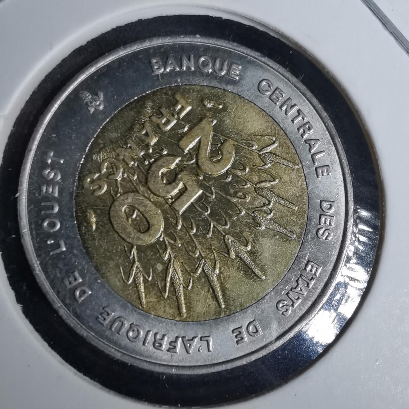 沼泽如烟--第989场 西非1993年250法郎