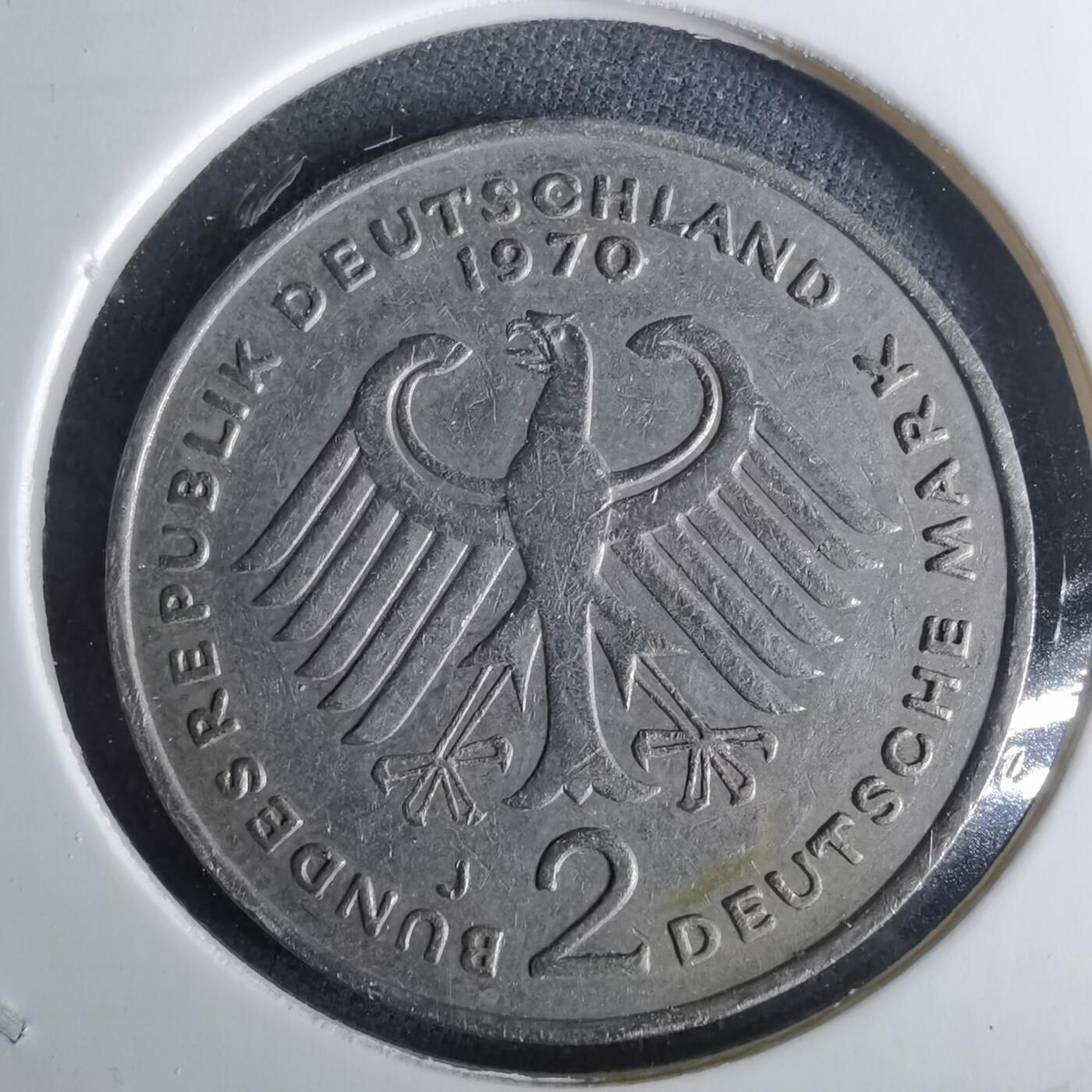 沼泽如烟--第989场 德国1970年2马克