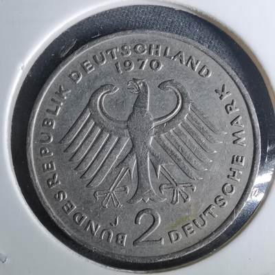 沼泽如烟--第989场 - 德国1970年2马克