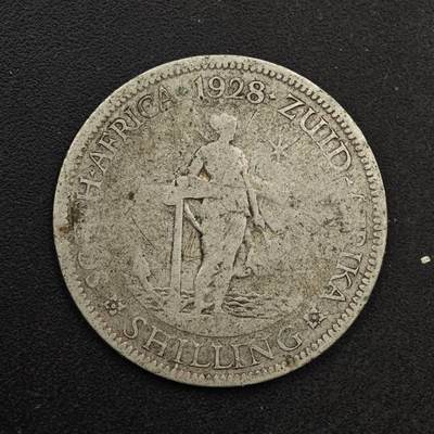 【淘币小摊】实时拍第八百六十七拍   小银币散币场    年前最后一周之前预留8号9号全部发出请更换最新收货地址不方便收货的请勿参拍或者顺丰到付 - 南非1928年乔治五世一先令银币