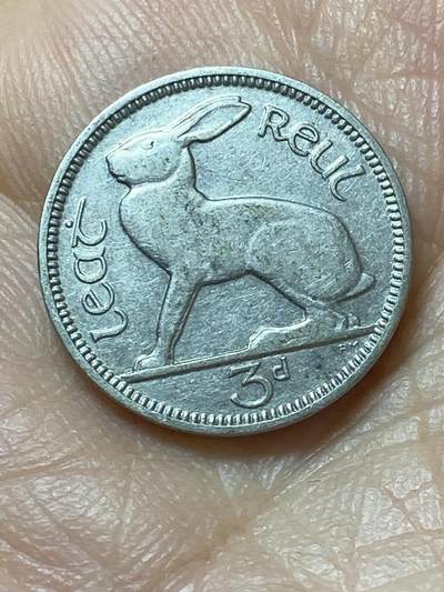 2026年第二十场(总第一百八十九场）外国好品散币场(免佣金) - 爱尔兰1934年3便士(英辖自由邦时期)