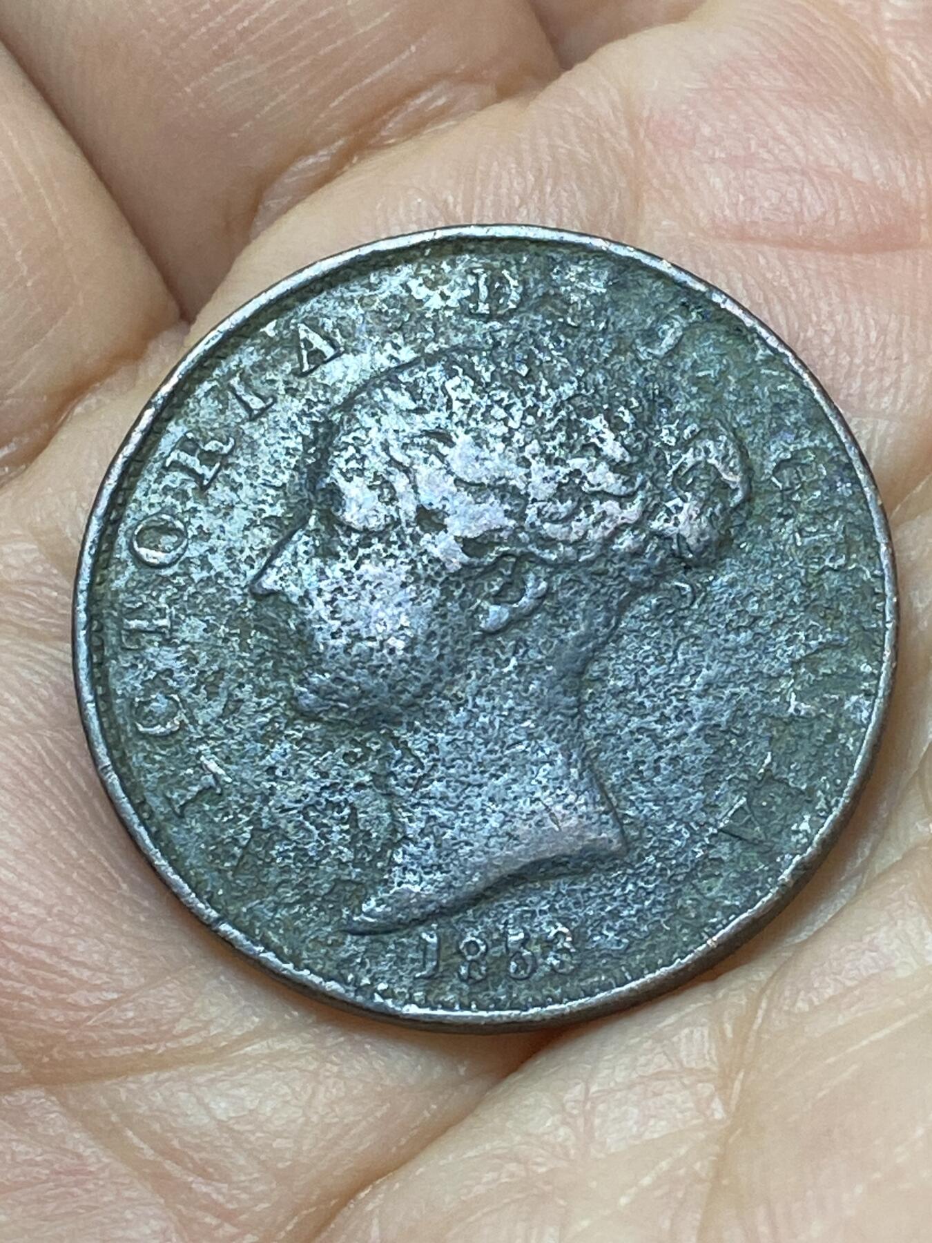 2026年第二十场(总第一百八十九场）外国好品散币场(免佣金) 英国🇬🇧1853年1/2便士(维多利亚女王青年头像)