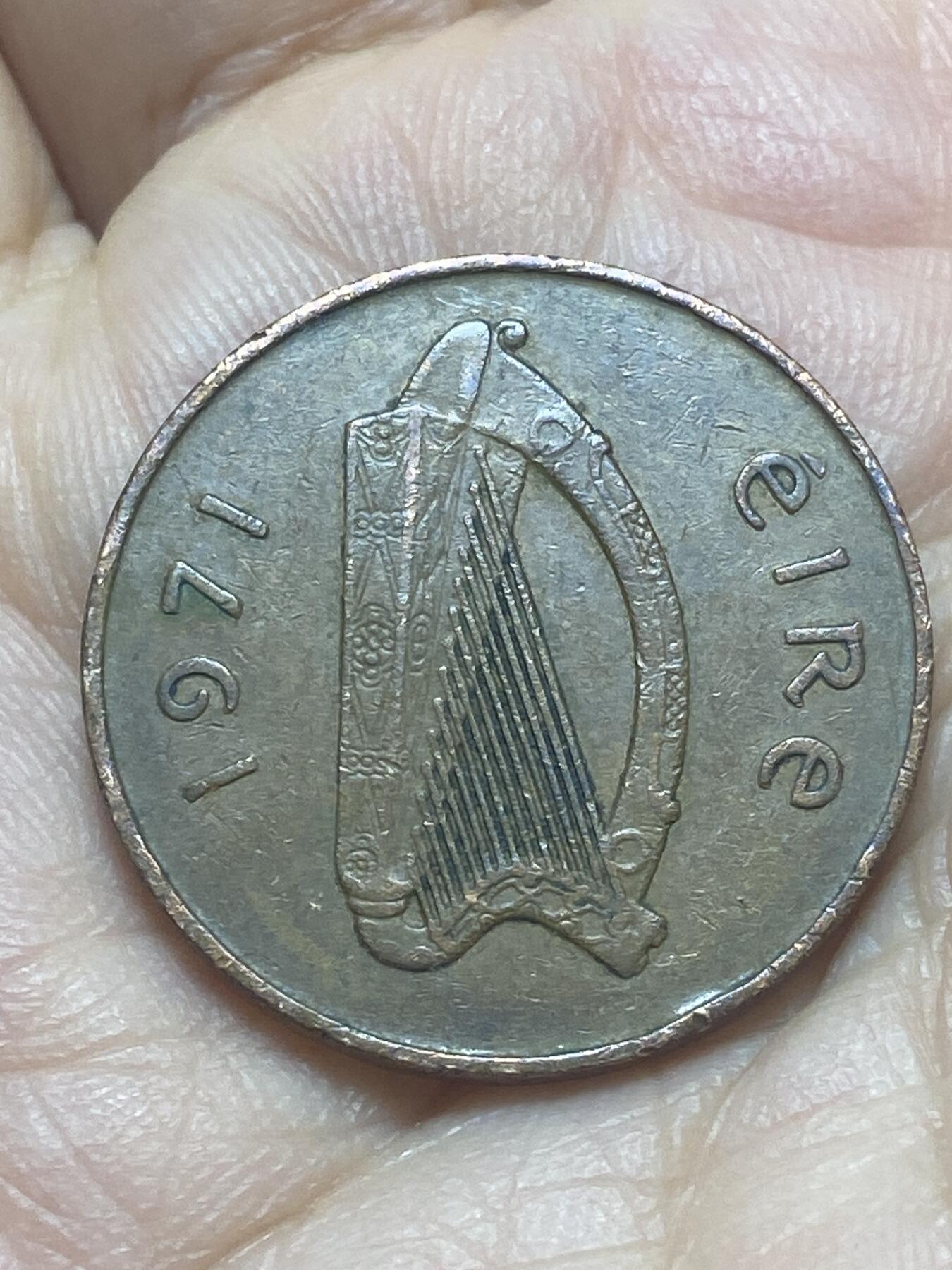 2026年第二十场(总第一百八十九场）外国好品散币场(免佣金) 爱尔兰🇮🇪1971年2便士(共和国时期第二套第一版，青铜材质无磁版，首发年)