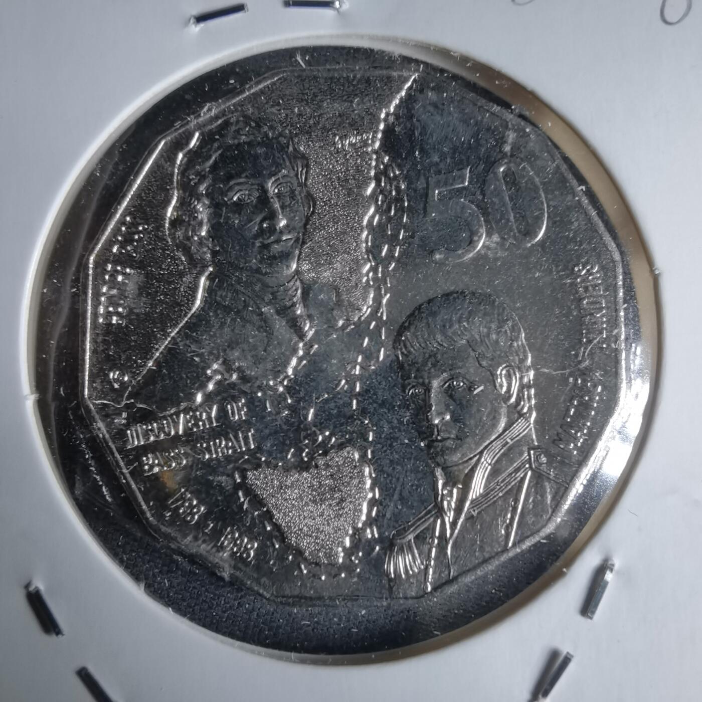 沼泽如烟--第988场 澳大利亚1998年50分纪念币